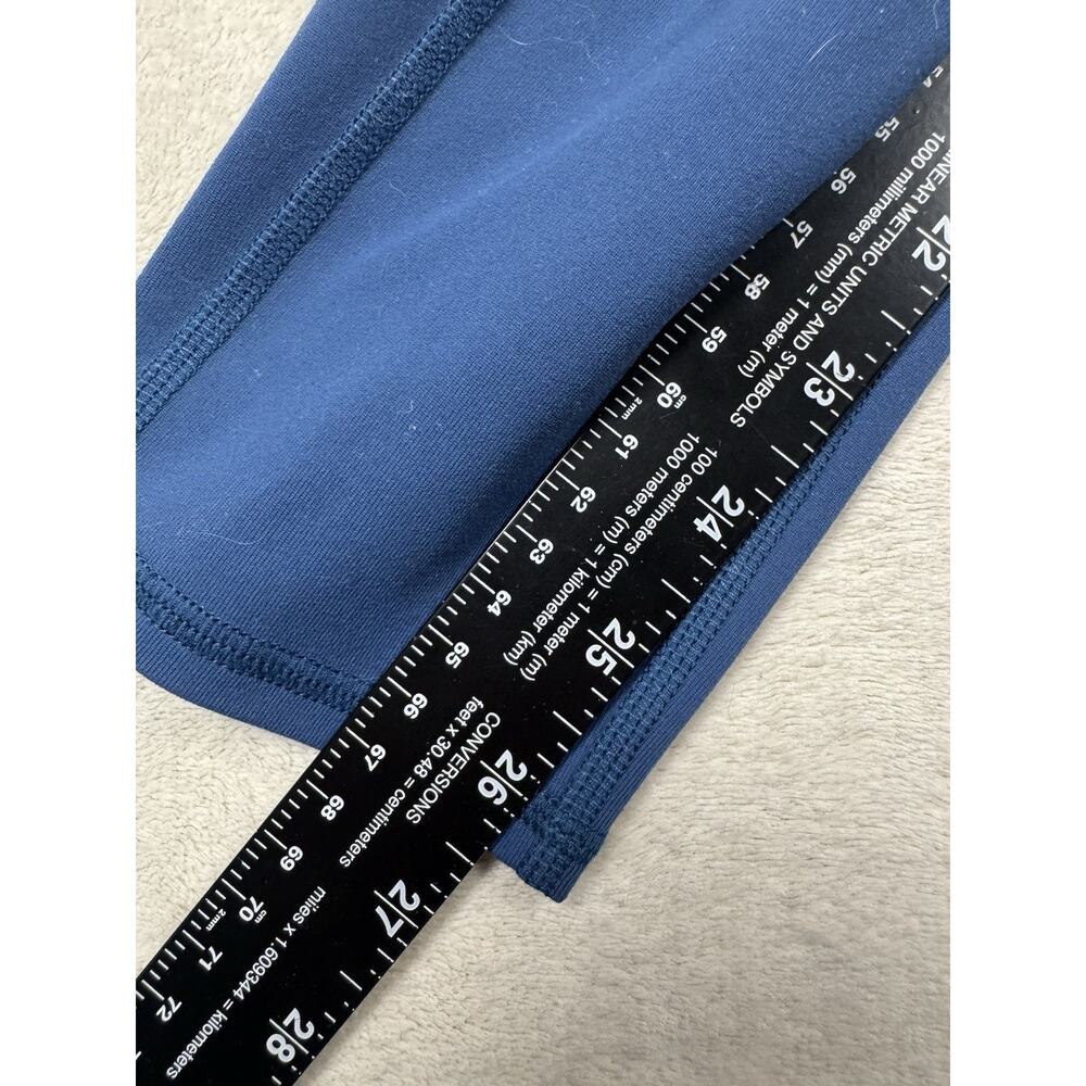 Skechers GO WALK Women’s Blue High Waisted Leggings Side Pockets Stretch Large - Picture 11 of 12